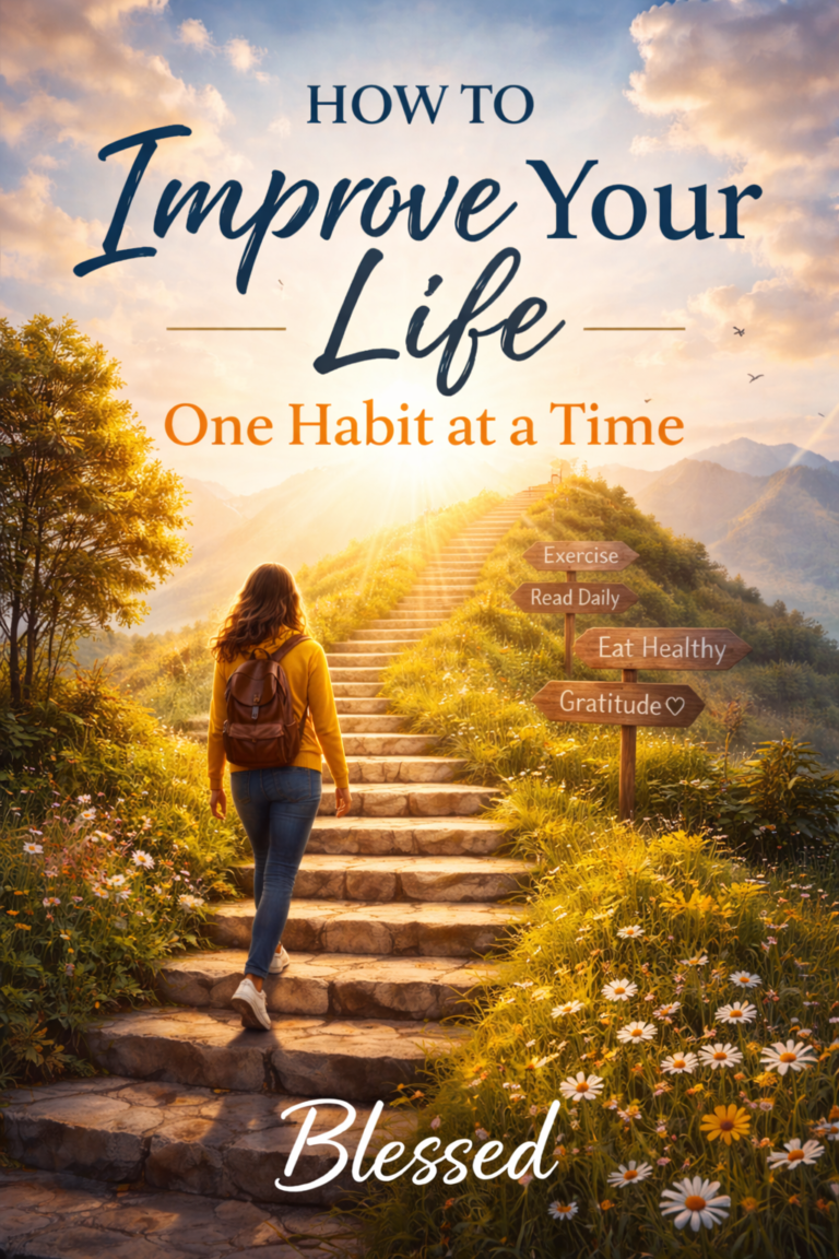 How to Improve Your Life One Habit at a Time