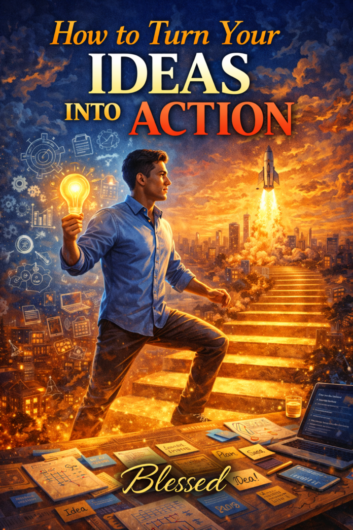 HOW TO TURN YOUR ACTION INTO IDEAS