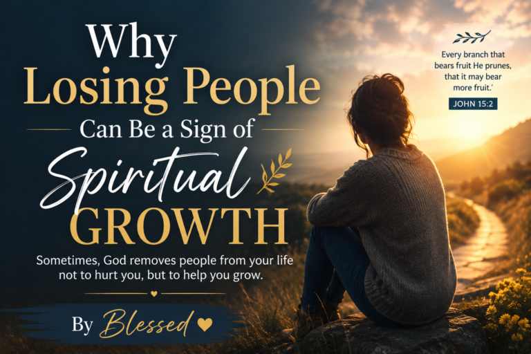 Why Losing People Can Be a Sign of Spiritual Growth