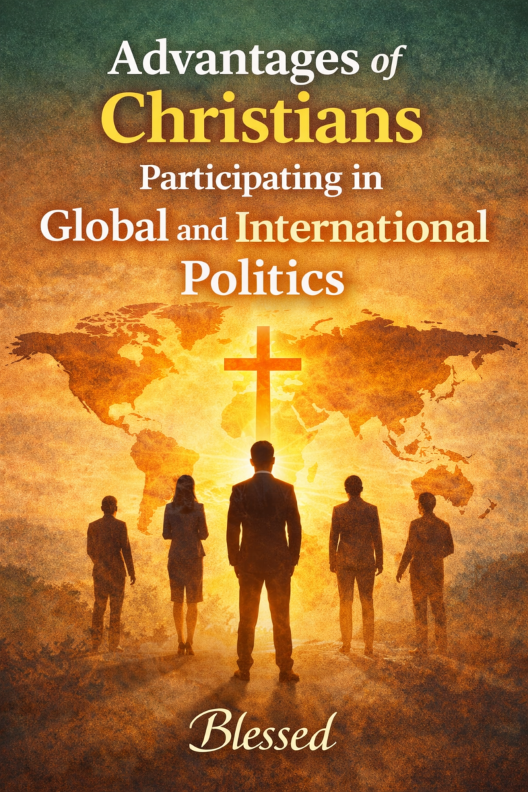 Advantages of Christians Participating in Global and International Politics