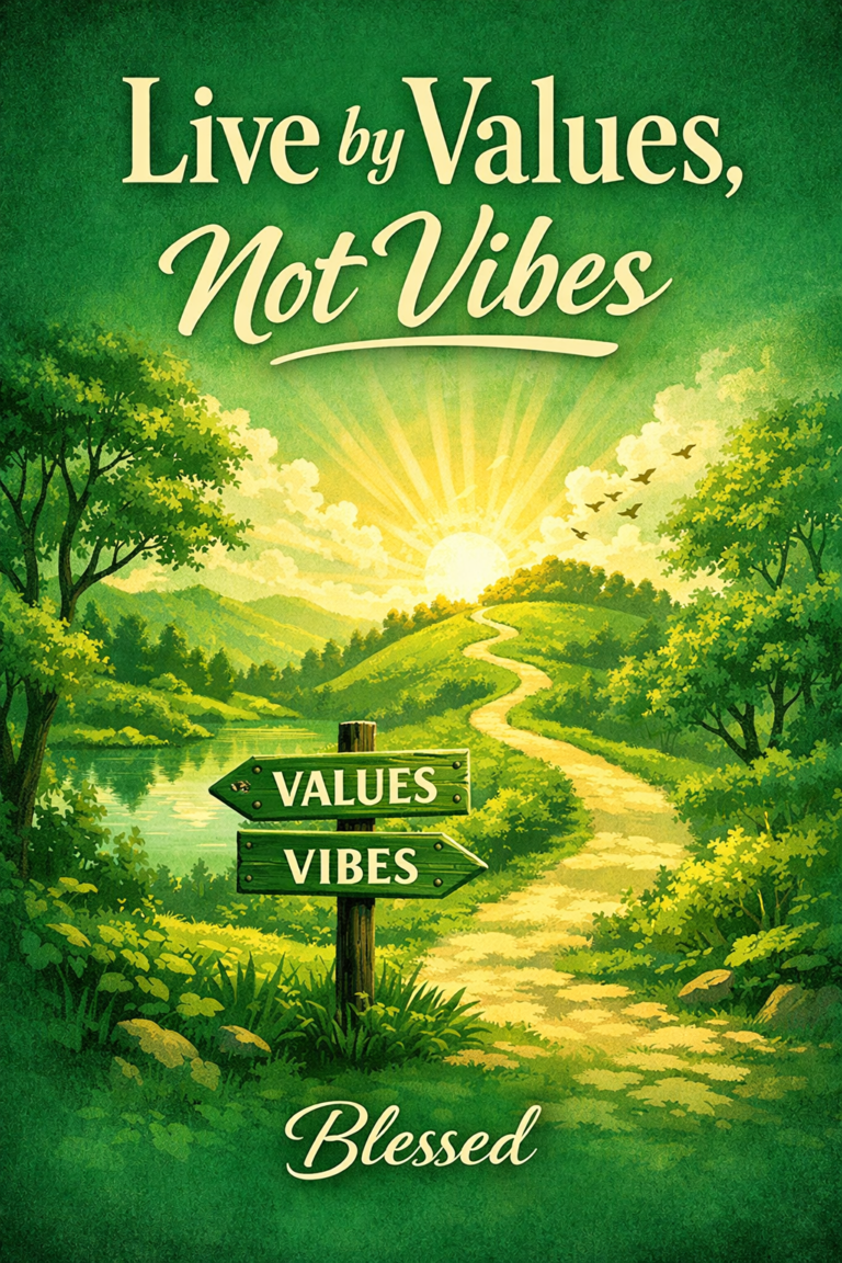 Live by Values, Not Vibes