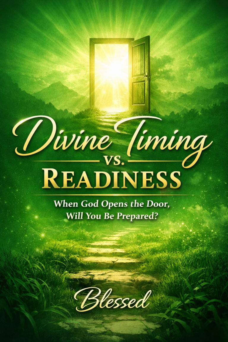 Divine Timing vs. Readiness: When God Opens the Door, Will You Be Prepared?
