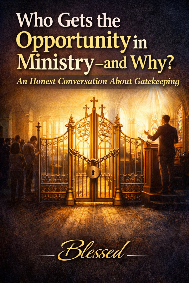 Who Gets the Opportunity in Ministry—and Why? An Honest Conversation About Gatekeeping