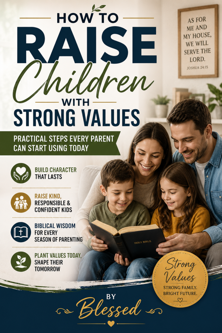 How to Raise Children With Strong Values: Practical Biblical Steps Every Parent Can Start Using Today