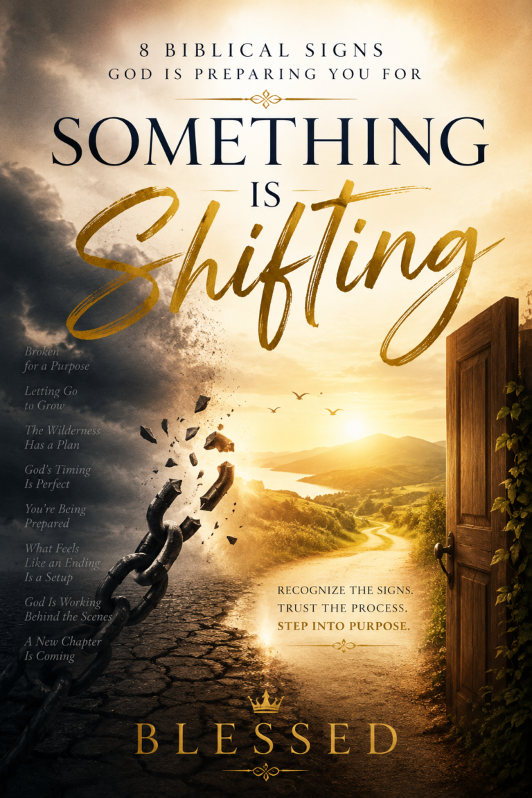 Something Is Shifting: 8 Biblical Signs God Is Preparing You for a New Chapter