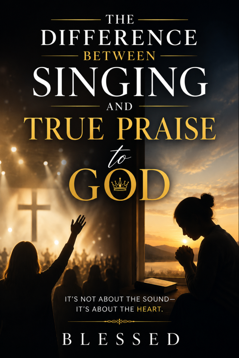 The Difference Between Singing and True Praise to God