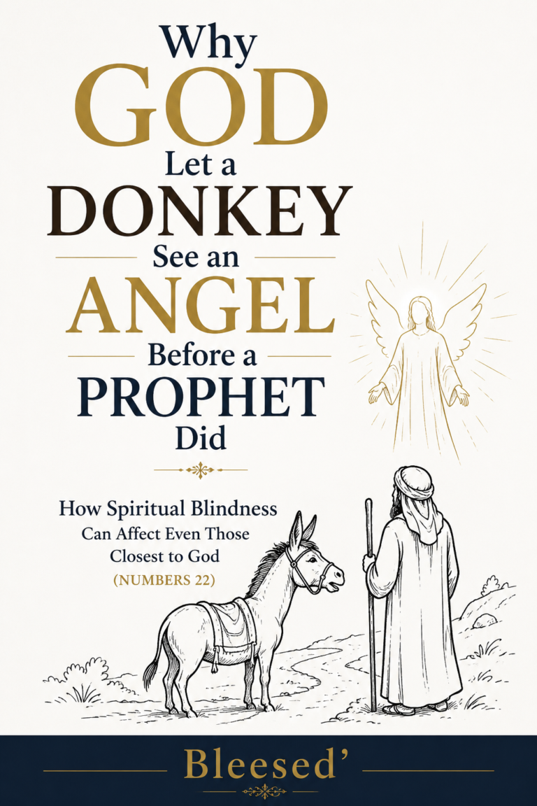 Why God Let a Donkey See an Angel Before a Prophet Did